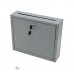 Multipurpose, Wall Mountable, Medium Size, Suggestion Box, Donation Box, Drop Box, Mailbox,Cash Box 15212 grey